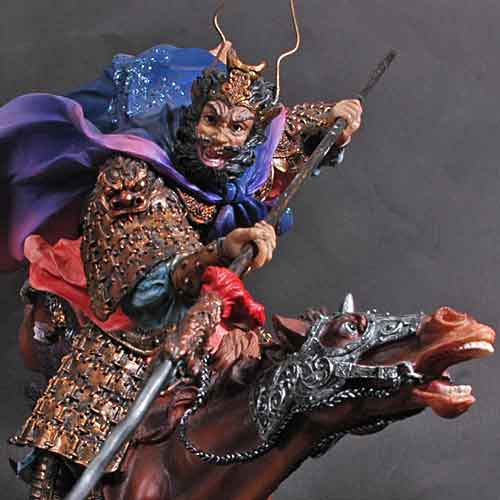 三国志フィギュア張飛　(彩色仕上げ) 【正子公也原作】 大特価品