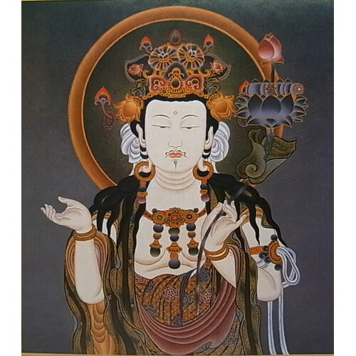 楽天市場】仏画色紙 千手観音菩薩 : 天宝堂