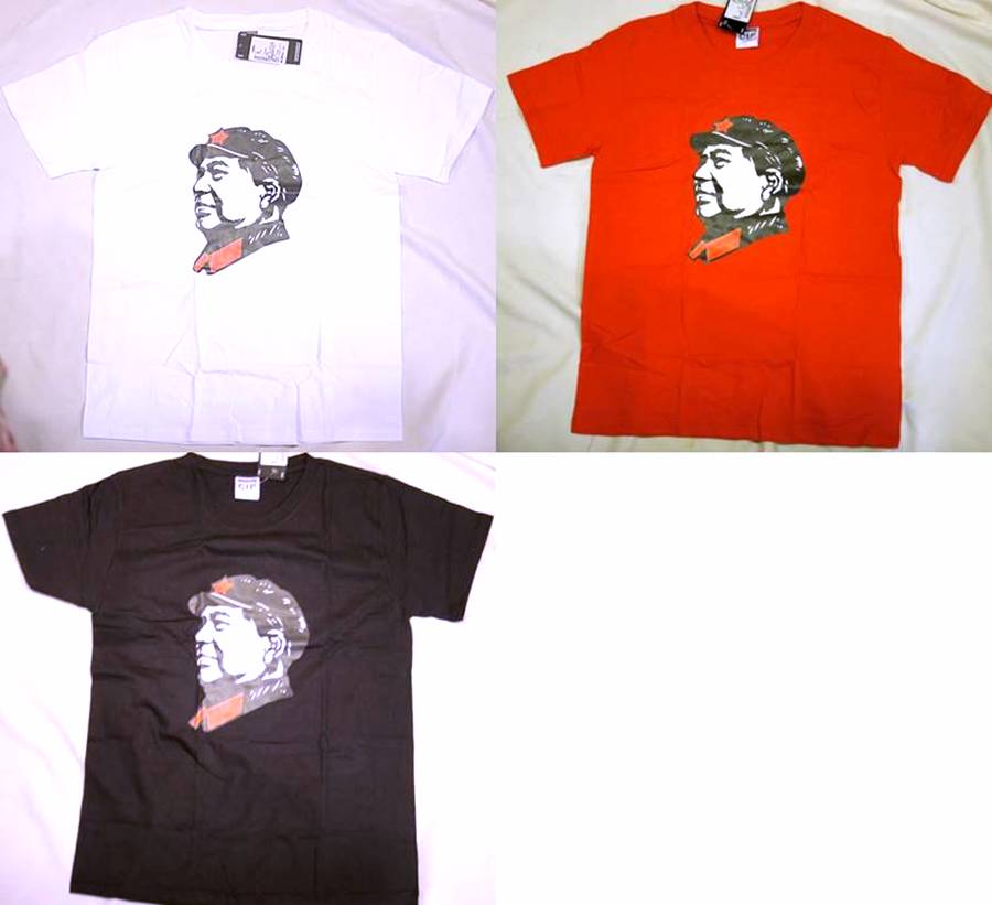 楽天市場】アンディーウォーホルが描いた毛沢東Tシャツ【サイズ：XL