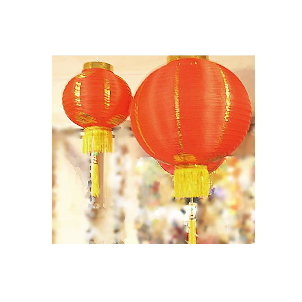 楽天市場】布紅提灯 紅ランタン 無地 24インチ 2個セット 216C080824