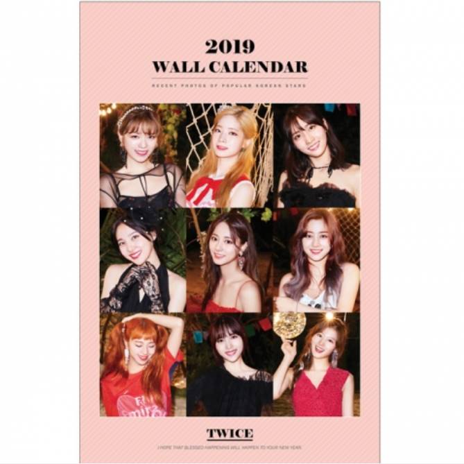 楽天市場 Twice トゥワイス 19年壁掛けカレンダー K Star Photo Wall Calendar 19 天宝堂