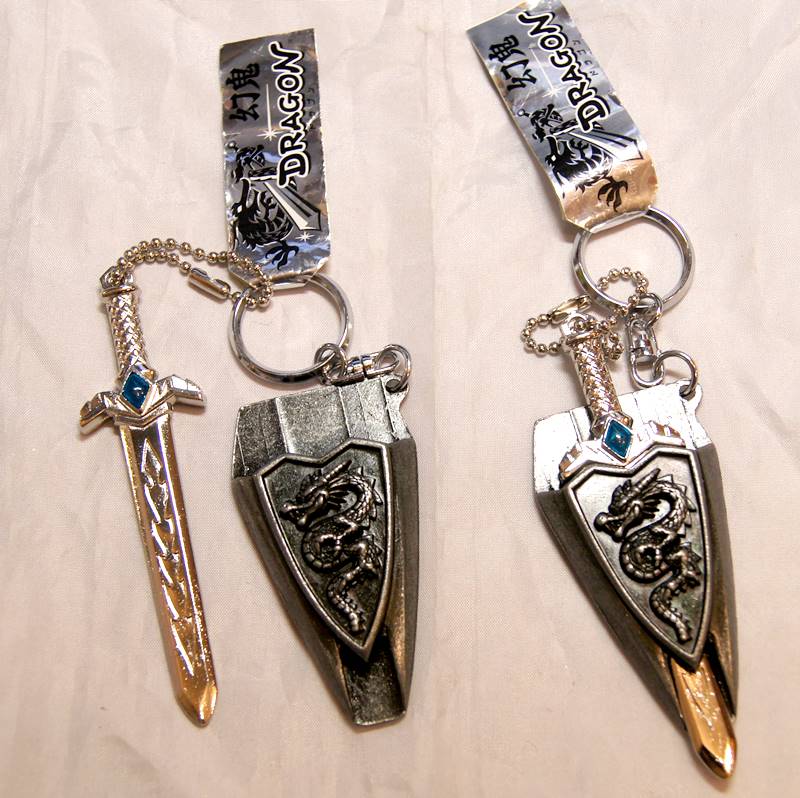 楽天市場】キーホルダー 無双竜剣 幻鬼 DRAGON 青 送料無料 メール便