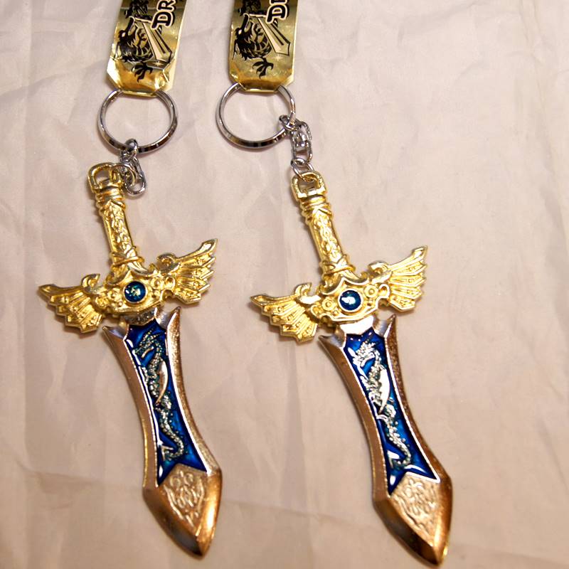 楽天市場】キーホルダー 無双竜剣 幻鬼 DRAGON 青 送料無料 メール便