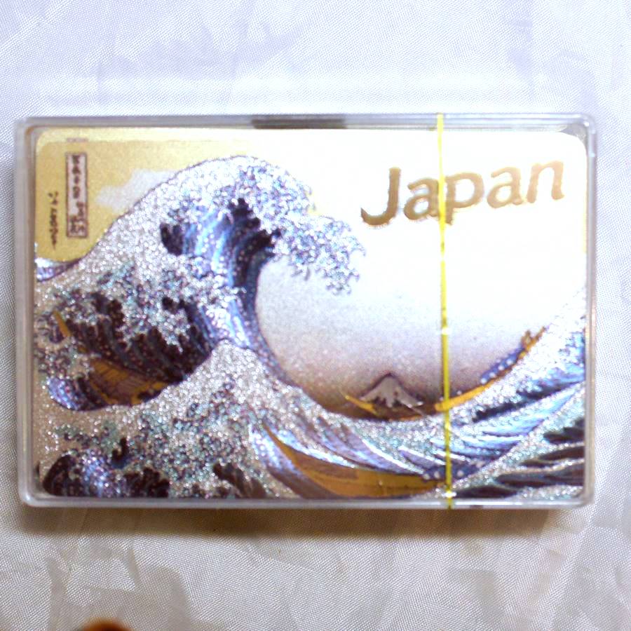 葛飾北斎　富嶽三十六景　ゴールド　トランプ 黄金の国 ジパングコレクション トランプ 「北斎・富岳三十六景