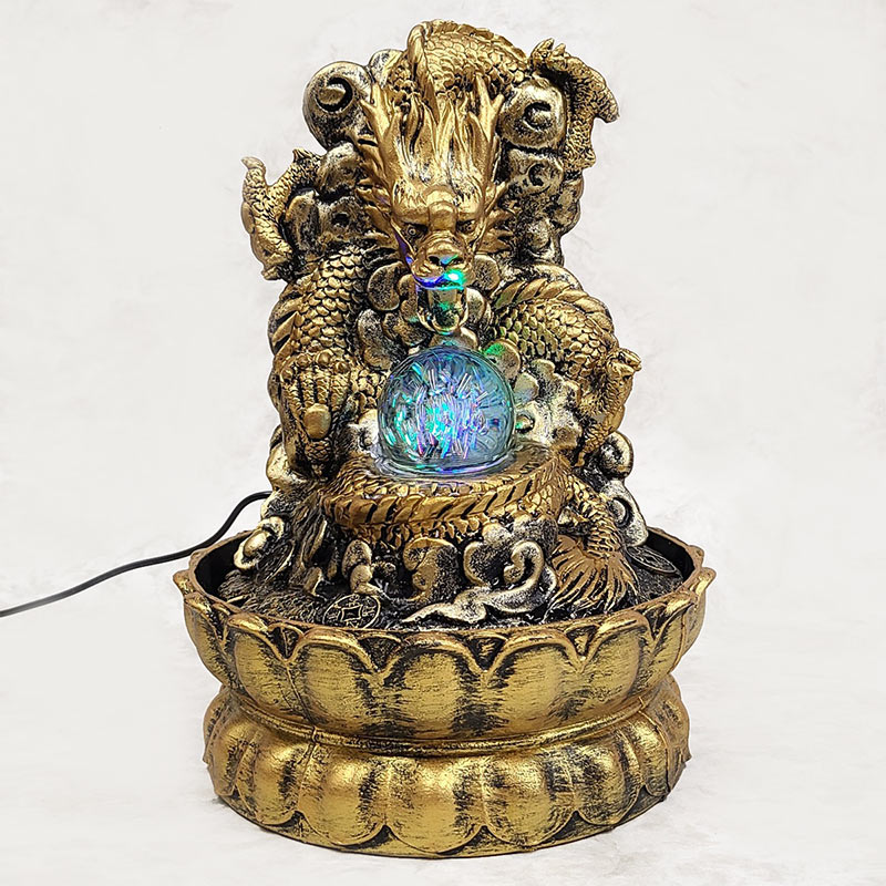 招財皇帝龍龍脈龍珠(噴水)現品限iw240908a01｜天宝堂