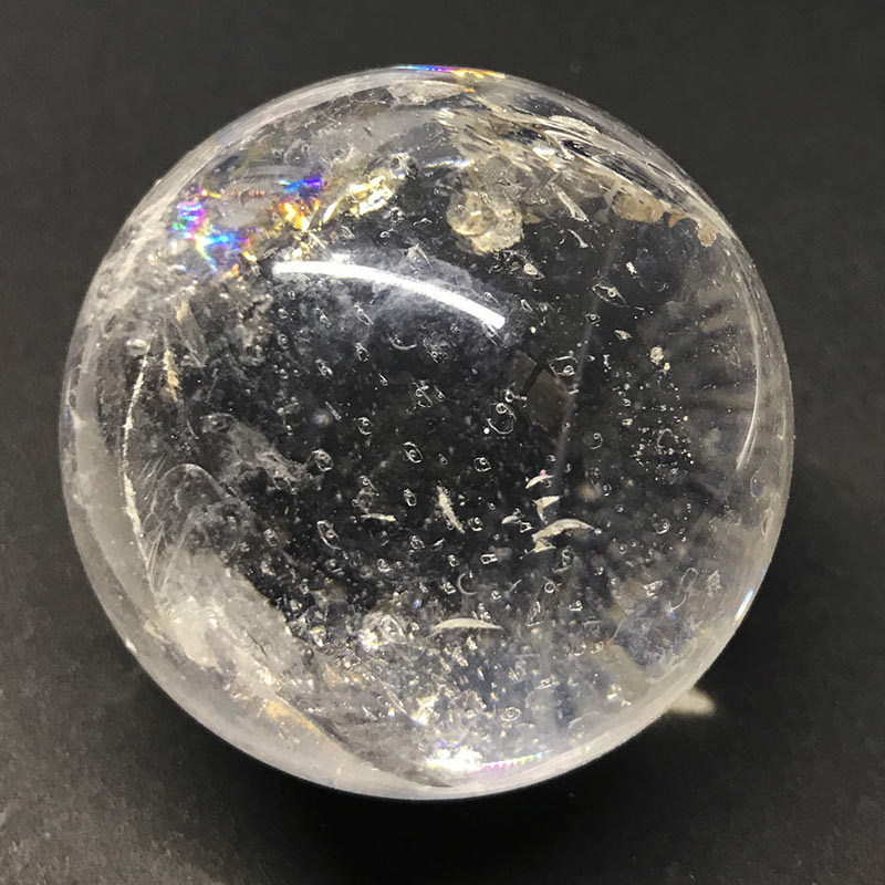 水入り水晶レインボークォーツ 丸玉 直径61 9mm Iwc01 ウォーターインクォーツ 史上一番安い