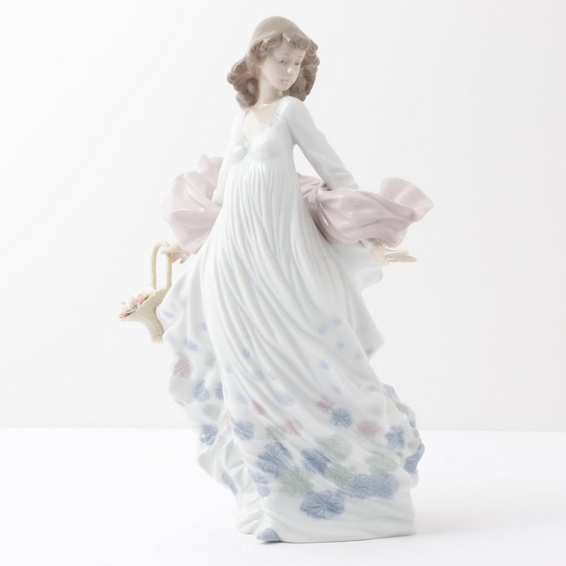 リヤドロ 陶磁器 フィギュア 「春の輝き」Lladro Spring Splendor 箱 パンフレット iw260319a05
