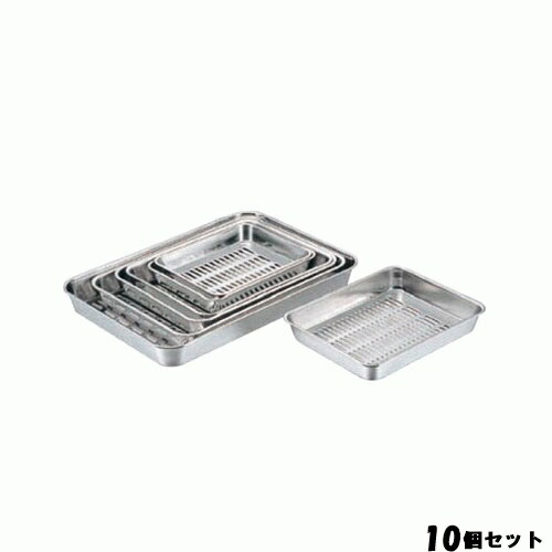 【10セット】クローバー 18-8 水切バット 6枚取 /業務用/新品/送料無料