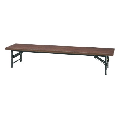 テーブル 洋風 会議用テーブル ロータイプ折りたたみ ローズ色 KR1845NR KR1845NR 幅1800 奥行450 高さ330/プロ用/新品 /送料別途見積
