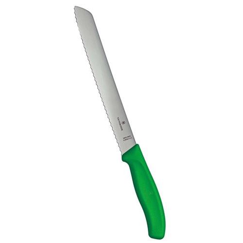 ブレッドナイフ ビクトリノックス FCブレッドナイフ 21cm グリーン 6.8636.21L4E VICTORINOX 6.8636.21L4E 長さ:342、背厚:3、刃渡:210/業務用/新品/小物送料対象商品