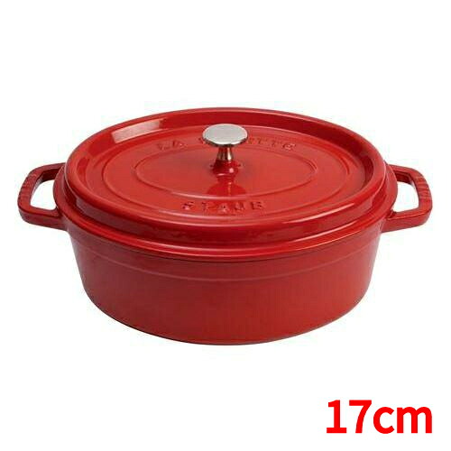 【家庭用】ココット 【ストウブ ピコ・ココット 楕円 17cm チェリー】 Staub 底径:146×106/業務用/新品/小物送料対象商品