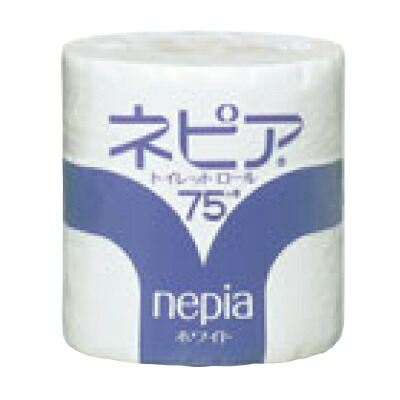 トイレットペーパー ネピア トイレットペーパー 75mシングル(80ヶ入)/114×75m巻//業務用/新品/小物送料対象商品