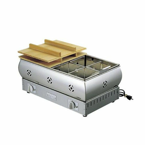 楽天市場】おでん鍋 電気タイプ【2尺：8ツ仕切 容量19L】【外寸