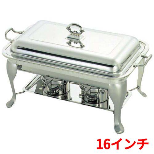 チェーフィング SW 18-8 角チューフィングディッシュ シングル用蓋 16インチ (A)484(B)399×奥行288(C)52(D)65(E)195(F)288 1入/業務用/新品/小物送料対象商品