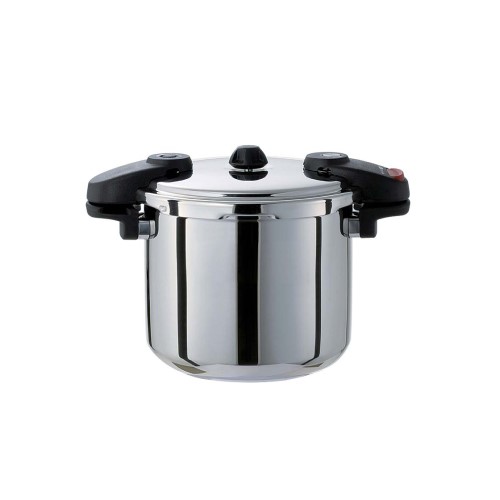 0円 【66%OFF!】 0円 値下げ ワンダーシェフ ミドルサイズ圧力鍋 8L NMDA80 610225 高さ245 mm 業務用 新品 送料無料 テンポス
