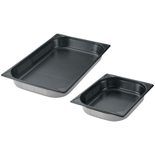 【GNホテルパン】【ガストロノームパン】EBM 18-8 穴明 ノンスティック加工 1/1 150mm /業務用/新品/小物送料対象商品