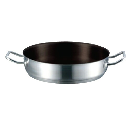 EBM 18-8 プロシェフ IH 外輪鍋 26cm 蓋無ノンスティック/業務用/新品/小物送料対象商品