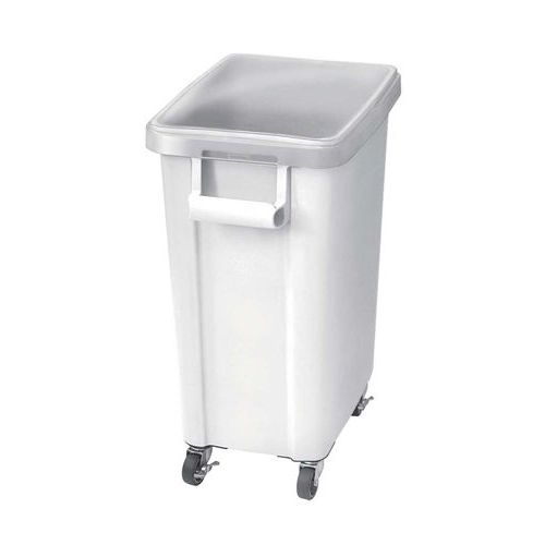 リス 材料保管容器(キャスター付)45L ホワイト(W) 幅305&times;奥行505&times;高さ595(mm)/業務用/新品/小物送料対象商品｜厨房機器と店舗用品 TENPOS