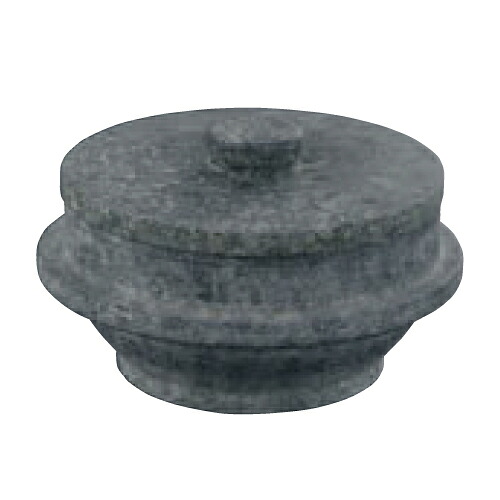長水 遠赤 石焼釜(石蓋付)補強リング無 24cm /業務用食器/新品
