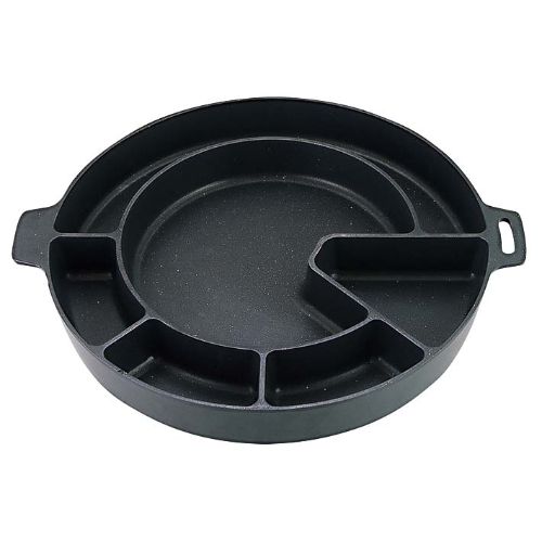 ダッカルビ鍋 変形仕切 直火用 内径235×外径342×深さ45 /プロ用/新品/小物送料対象商品|厨房機器と店舗用品 TENPOS