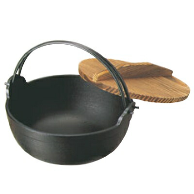 鍋南部 鉄 ふる里鍋 深型 30cm 電磁用 21011 黒塗り/業務用/新品/小物送料対象商品