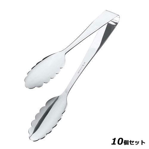 【10セット】18－8 IKD 抗菌 ロール式厚口万能トング 大 /業務用/新品/送料無料