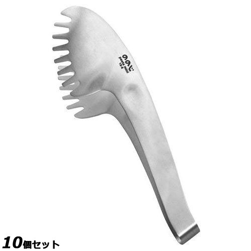 【10セット】ののじ 18－8(サテン仕上)パスタミニトング LTG－S04SA /業務用/新品/小物送料対象商品