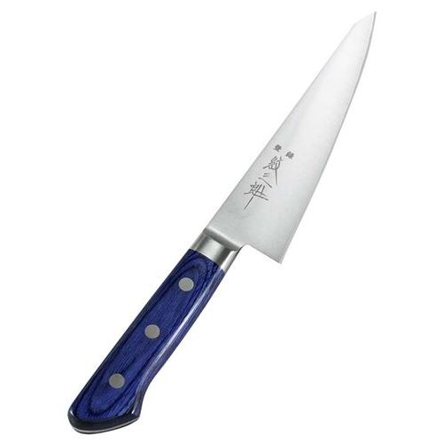 紋三郎 モリブデン鋼 ツバ付 青合板 骨スキ角 15cm/業務用/新品/小物送料対象商品