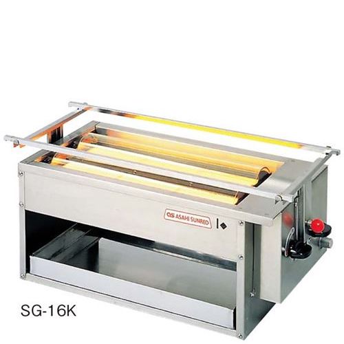 アサヒ 赤外線下火式グリラー 黒潮3号(3連)SG－18K型 13A/業務用/新品/送料無料 59,942円