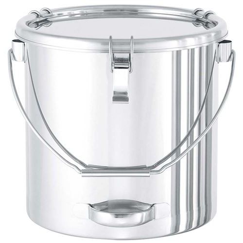 18-8 下部パイプ柄取っ手付密閉容器(キャッチクリップ式)吊付 CTBD27cm/業務用/新品/送料無料｜厨房機器と店舗用品 TENPOS