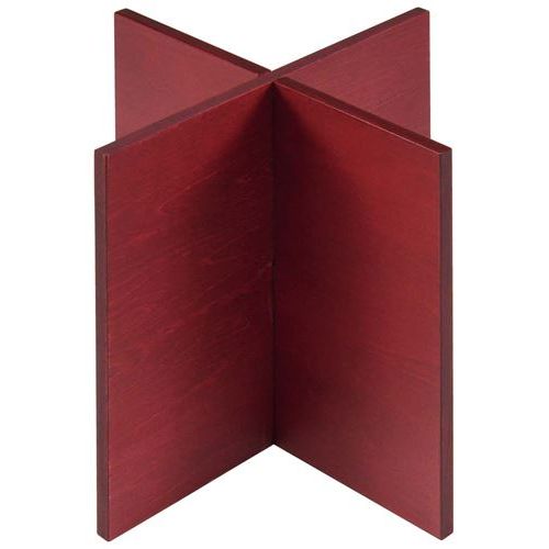 木製 組立十字スタンド 赤 200×200×200mm/業務用/新品/小物送料対象商品