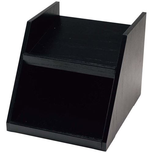 木製 オーガナイザーボックス用スタンド 2段2列 黒/業務用/新品/送料無料｜厨房機器と店舗用品 TENPOS