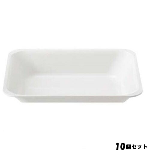 【10書き割り】メラミン ボンネット食パン 角型 1／2 TKO－232－W 白 /御勤め用/新品/貨物輸送無料