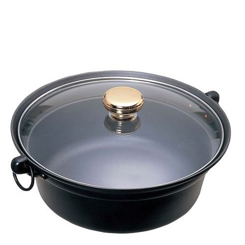 アルミ合金しゃぶ鍋 ガラス蓋付/業務用/新品/送料無料 17,518円
