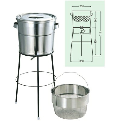 バケツ 18-8 バケットIII(洗イカゴ式)13L 荒目 MSD-1350 MSD-1350/業務用/新品/小物送料対象商品 /テンポス