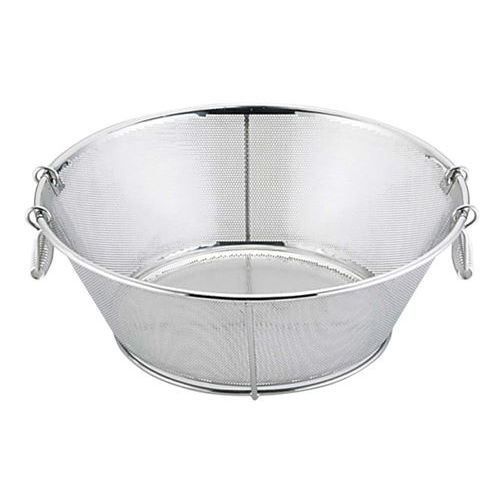 ザル 【UK 18-8 補強付パンチング平底揚ザル 60cm】　高さ220 外径:615、内径:600 【業務用】【新品】【送料無料】 /テンポス