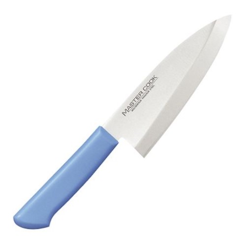 出刃 マスターコック 抗菌カラー庖丁 和出刃 MCDK165 ブルー MASTER COOK MCDK165 長さ:303、背厚:4、刃渡:165 /業務用/新品/小物送料対象商品