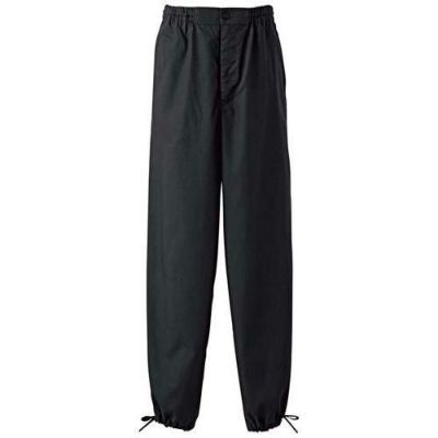 作務衣パンツ EL3378－8(男女兼用)黒 SS/業務用/新品/小物送料対象商品