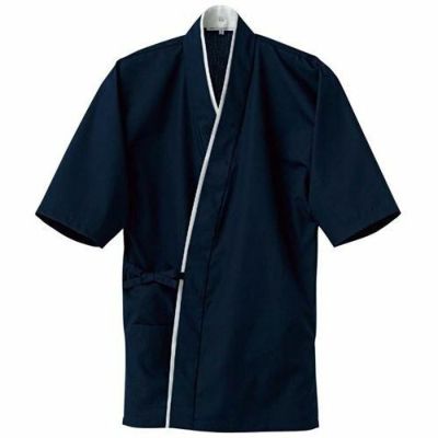 作務衣上衣 EA3061－1(男女兼用)紺 M/業務用/新品/小物送料対象商品
