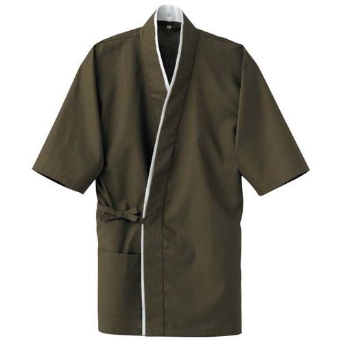 作務衣上衣 EA3061－4(男女兼用)抹茶 3L/業務用/新品/小物送料対象商品