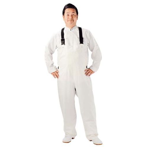 タフブラード サロペット L ホワイト PT−22/業務用/新品/小物送料対象商品|厨房機器と店舗用品 TENPOS
