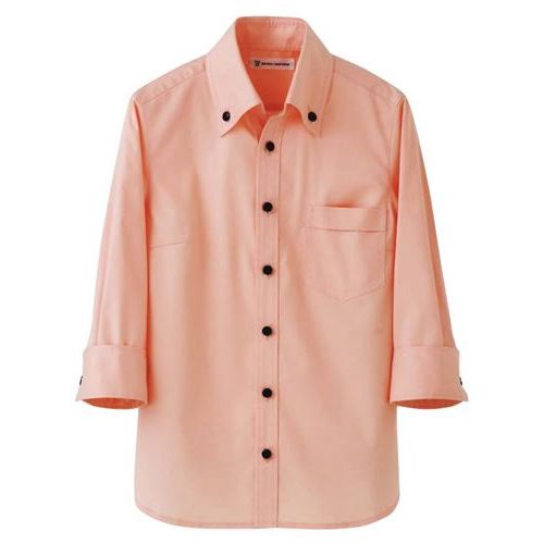 男女兼用 スキッパーボタンダウンシャツ CH4420－2 ピンク M/業務用/新品/小物送料対象商品