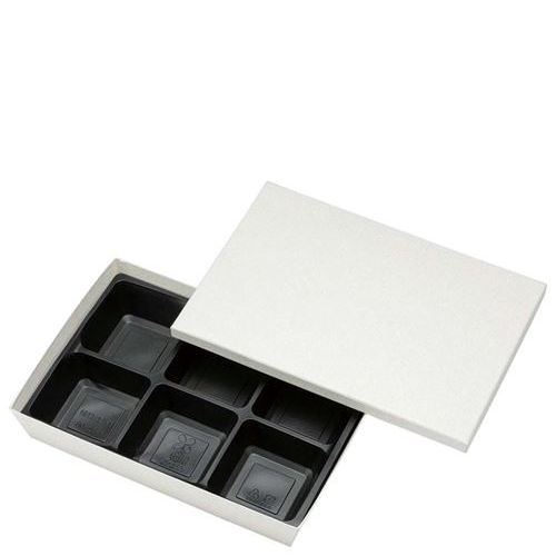 テーパー型貼箱 乳白 HSH－80－55(25入)/業務用/新品/小物送料対象商品