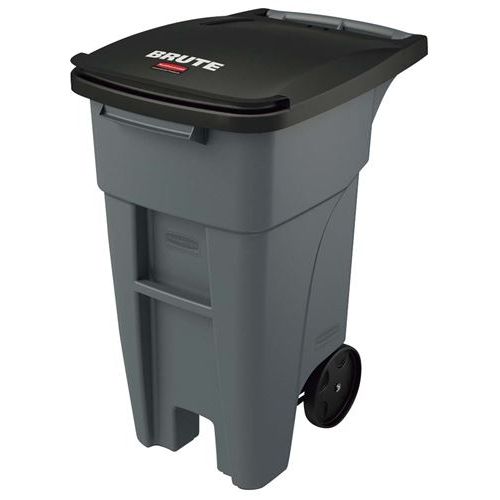 ビッグホイールコンテナー(キャスター・蓋付)RM9W27GY グレー/業務用/新品/送料無料