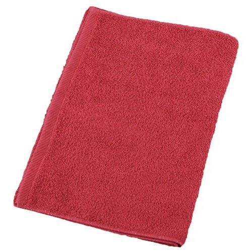 ミューファン 抗菌フェイスタオル ＃220(12枚入)赤/業務用/新品/小物送料対象商品