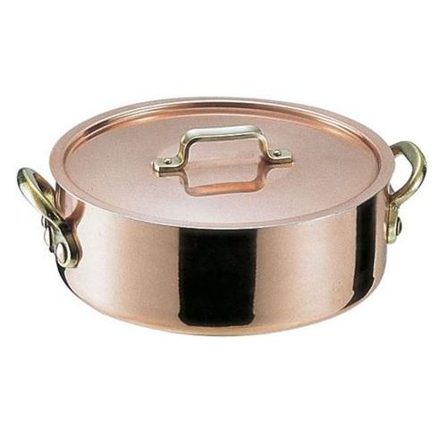 SA エトール銅 端っこ鍋 27糎/AST14027/9-0035-0302/御勤め用/新品/貨物輸送無料