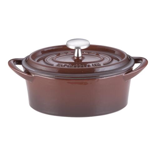 ボン・ボネール ココットオーバル 14cm ブラウン/業務用/新品/小物送料対象商品