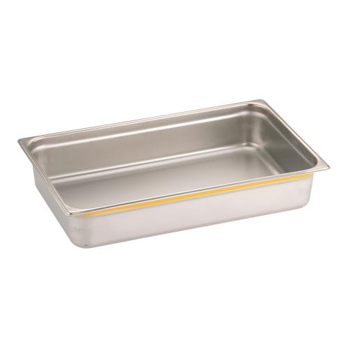 DO-EN18-8カラーラインGNパン 1/1 100mm イエロー/業務用/新品/小物送料対象商品