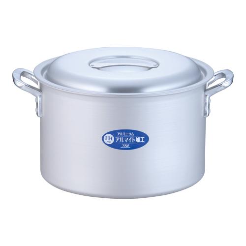 TKG IH軽銀 半寸胴鍋(目盛付) 36珊/御勤め用/新品/貨物輸送無料