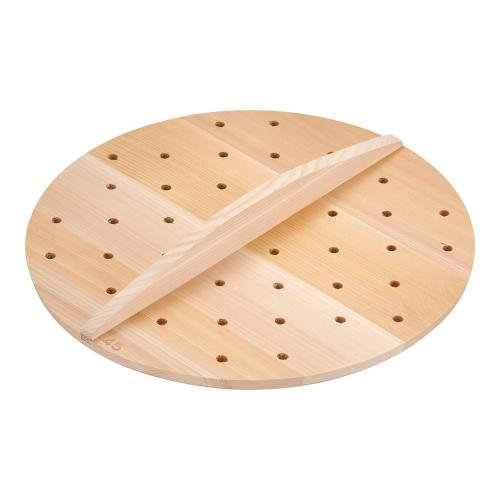 SA厚手サワラ穴明木蓋 45cm/業務用/新品/小物送料対象商品